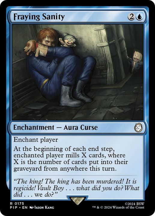 Fraying Sanity in the group Magic the Gathering / Types / Colors / Blue at Proxyprinters.com (41921)