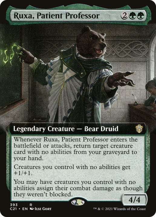 Ruxa, Patient Professor in the group Magic the Gathering / Types / Colors / Green at Proxyprinters.com (41928)