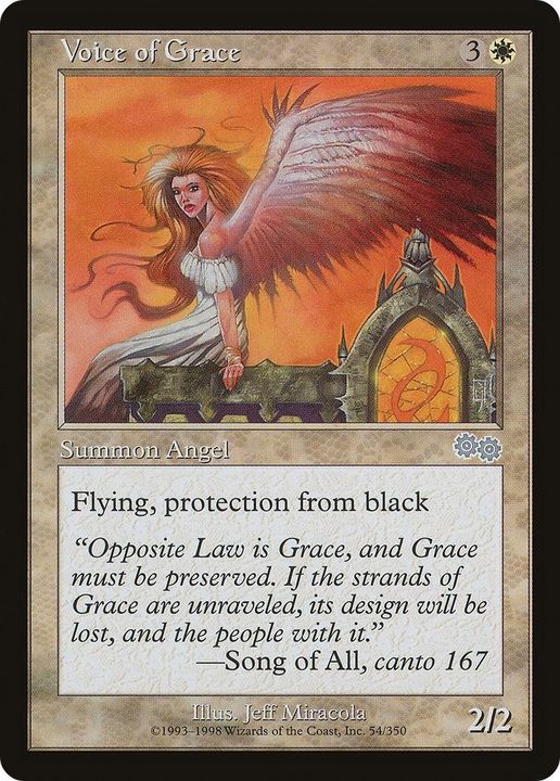 Voice of Grace in the group Magic the Gathering / Sets / Urza's Saga at Proxyprinters.com (41944)