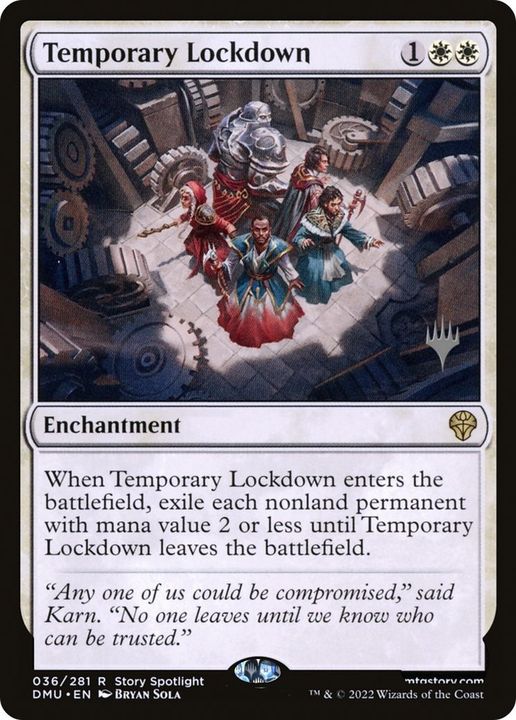 Temporary Lockdown in the group Magic the Gathering / Types / Enchantment / Enchantment at Proxyprinters.com (41969)