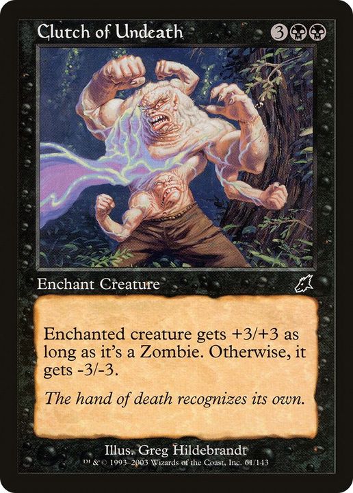 Clutch of Undeath in the group Magic the Gathering / Types / Colors / Black at Proxyprinters.com (41973)