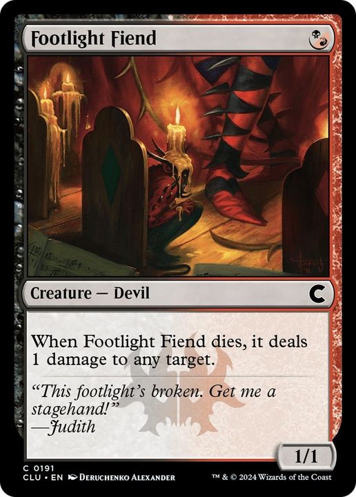 Footlight Fiend in the group Advanced search at Proxyprinters.com (41990)