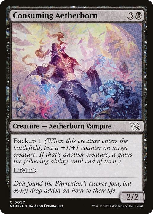 Consuming Aetherborn in the group Magic the Gathering / Types / Colors / Black at Proxyprinters.com (42005)