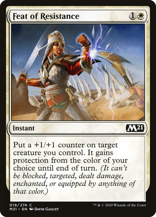 Feat of Resistance in the group Magic the Gathering / Sets / Core Set 2021 at Proxyprinters.com (42009)