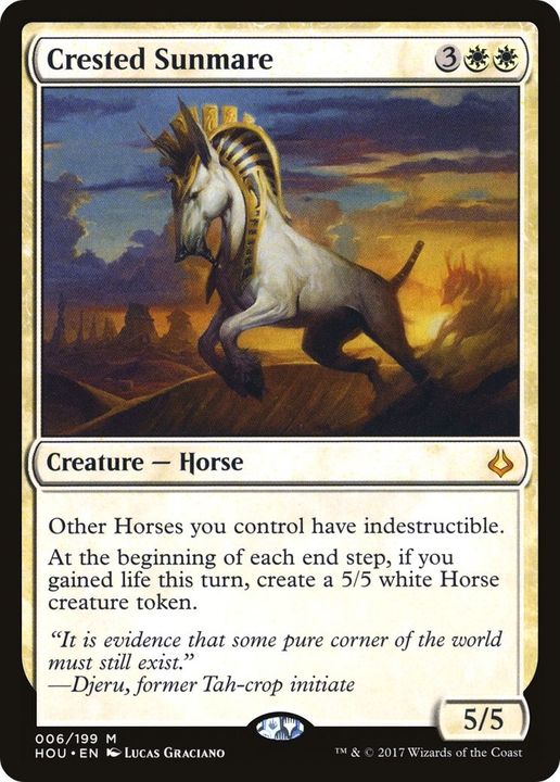 Crested Sunmare in the group Magic the Gathering / Types / Colors / White at Proxyprinters.com (42034)