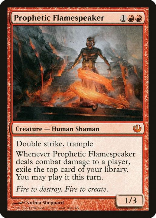 Prophetic Flamespeaker in the group Magic the Gathering / Types / Creatures / Human at Proxyprinters.com (42042)