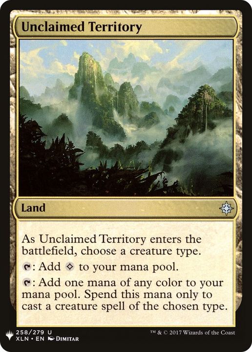 Unclaimed Territory in the group Magic the Gathering / Types / Colors / Colorless at Proxyprinters.com (42046)