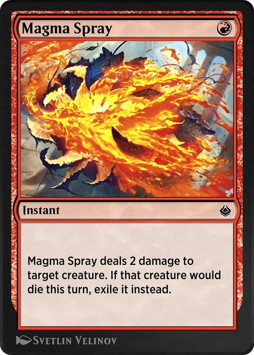 Magma Spray in the group Magic the Gathering / Types / Colors / Red at Proxyprinters.com (42057)