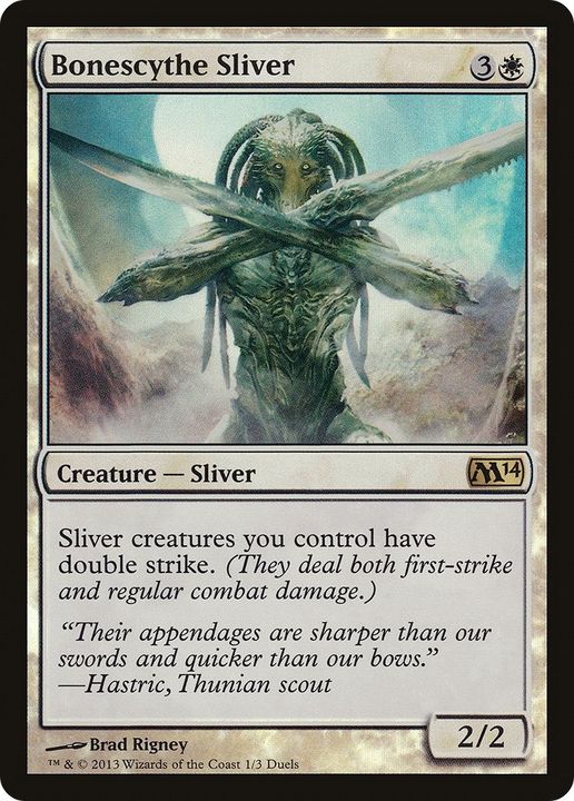 Bonescythe Sliver in the group Magic the Gathering / Sets / Duels of the Planeswalkers 2014 Promos  at Proxyprinters.com (42065)