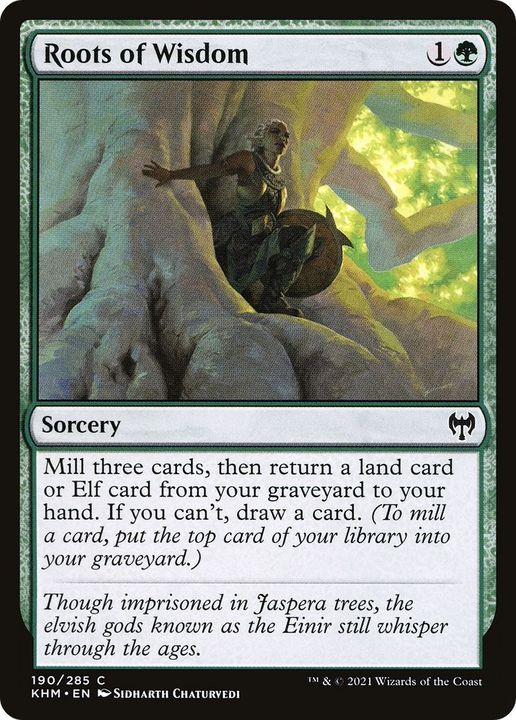 Roots of Wisdom in the group Magic the Gathering / Types / Colors / Green at Proxyprinters.com (42075)