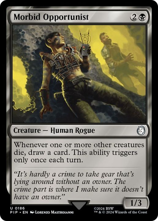 Morbid Opportunist in the group Magic the Gathering / Types / Creatures / Human at Proxyprinters.com (42091)