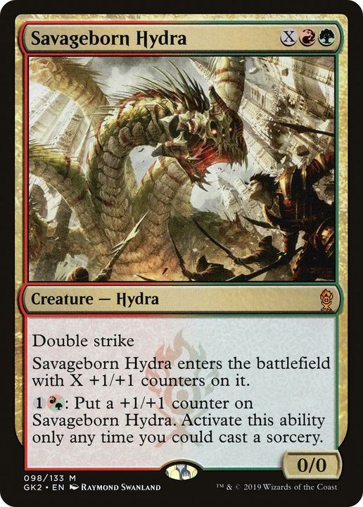 Savageborn Hydra in the group Magic the Gathering / Types / Colors / Multicolors / G, R at Proxyprinters.com (42093)