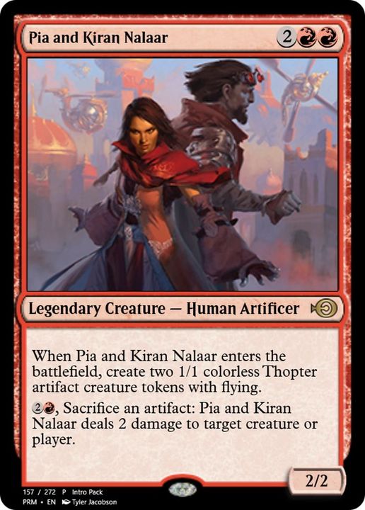 Pia and Kiran Nalaar in the group Magic the Gathering / Types / Creatures / Human at Proxyprinters.com (4210)