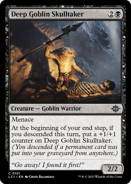 Deep Goblin Skulltaker in the group Magic the Gathering / Types / Creatures / Warrior at Proxyprinters.com (4212)