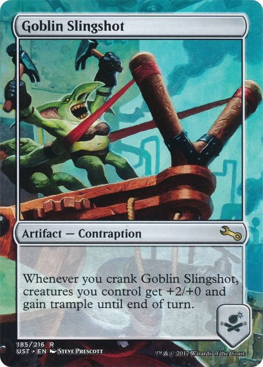 Goblin Slingshot in the group Magic the Gathering / Sets / Unstable Promos at Proxyprinters.com (42120)