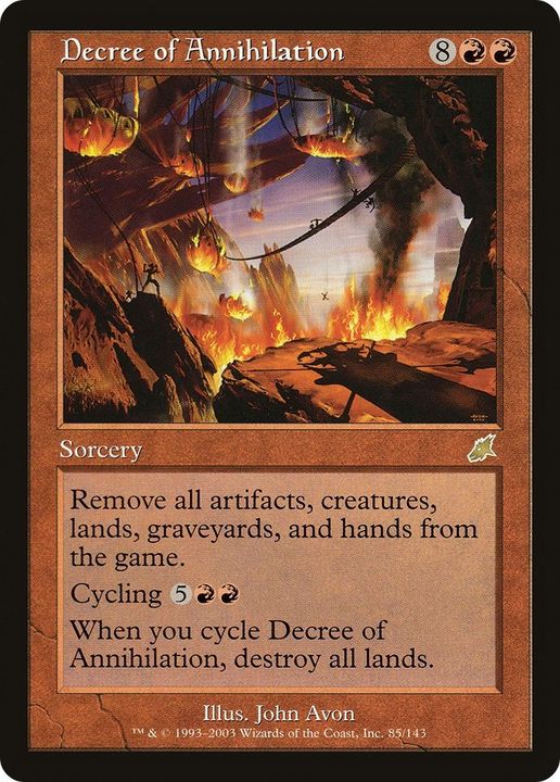 Decree of Annihilation in the group Magic the Gathering / Sets / Scourge at Proxyprinters.com (42141)