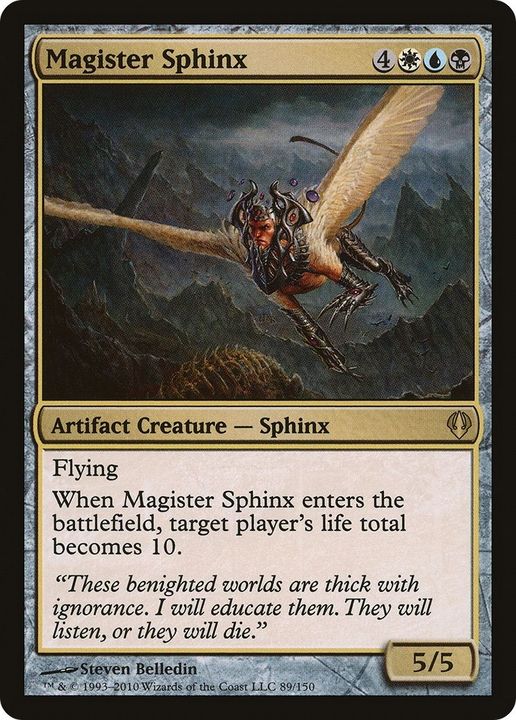 Magister Sphinx in the group Magic the Gathering / Types / Colors / Multicolors / B, U, W at Proxyprinters.com (42146)