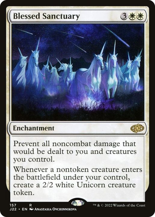 Blessed Sanctuary in the group Magic the Gathering / Types / Enchantment / Enchantment at Proxyprinters.com (42153)