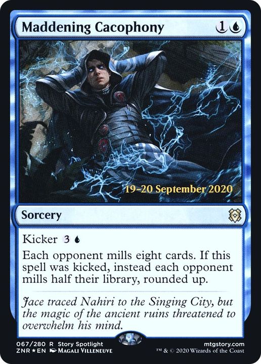 Maddening Cacophony in the group Magic the Gathering / Types / Colors / Blue at Proxyprinters.com (42174)