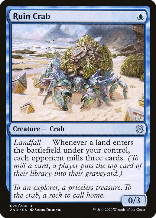 Ruin Crab in the group Magic the Gathering / Types / Colors / Blue at Proxyprinters.com (42178)