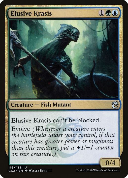 Elusive Krasis in the group Magic the Gathering / Types / Colors / Multicolors / G, U at Proxyprinters.com (42180)