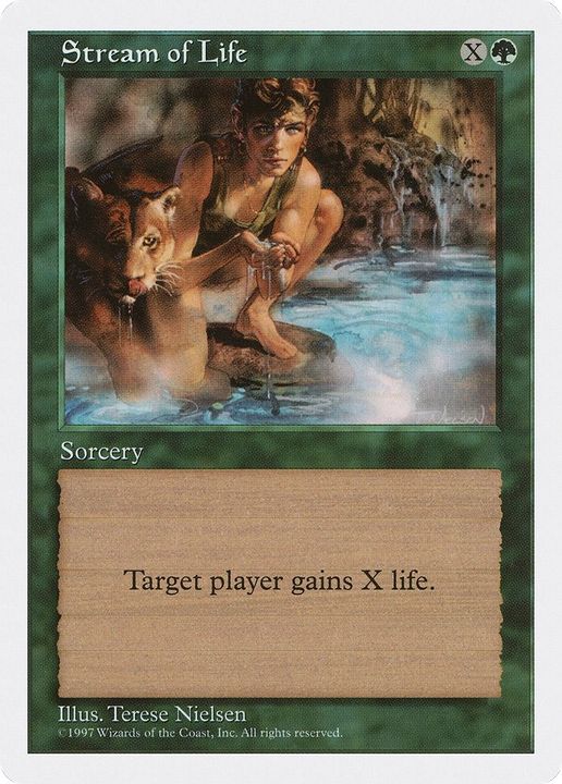 Stream of Life in the group Magic the Gathering / Types / Colors / Green at Proxyprinters.com (42181)