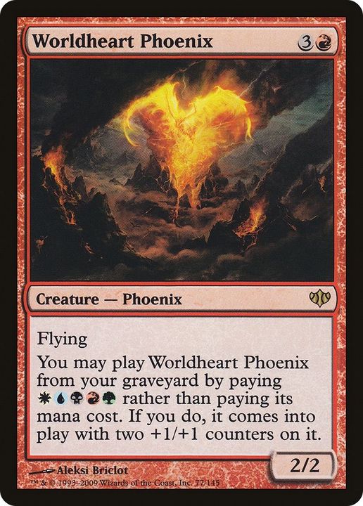 Worldheart Phoenix in the group Magic the Gathering / Sets / Conflux at Proxyprinters.com (42186)