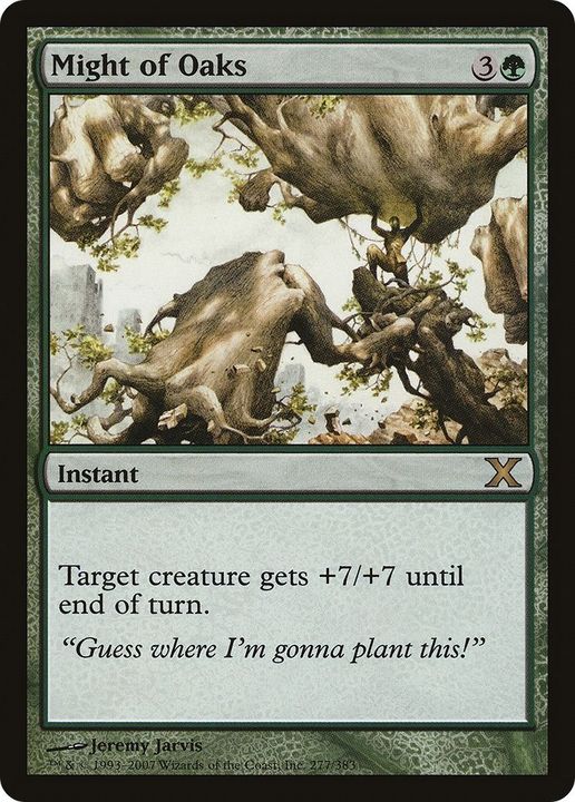 Might of Oaks in the group Magic the Gathering / Types / Colors / Green at Proxyprinters.com (42189)