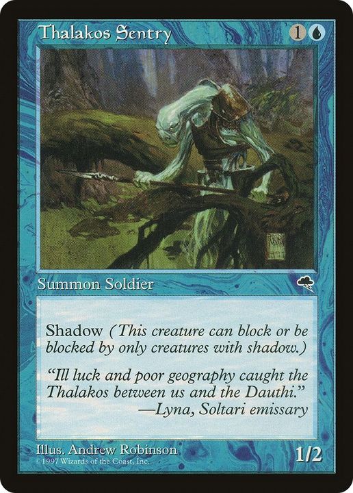 Thalakos Sentry in the group Magic the Gathering / Types / Colors / Blue at Proxyprinters.com (42193)