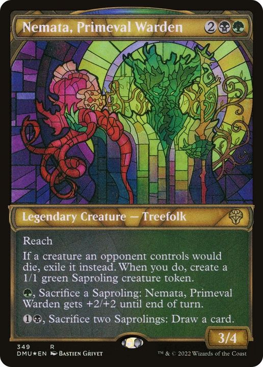 Nemata, Primeval Warden in the group Magic the Gathering / Types / Colors / Multicolors / B, G at Proxyprinters.com (42197)