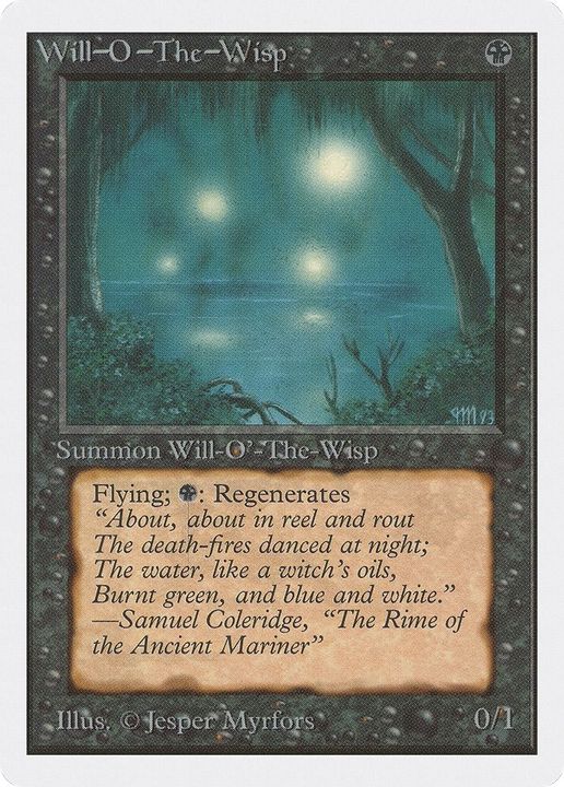 Will-o'-the-Wisp in the group Magic the Gathering / Types / Colors / Black at Proxyprinters.com (42199)