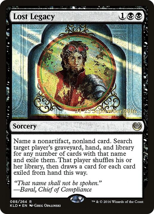 Lost Legacy in the group Magic the Gathering / Types / Colors / Black at Proxyprinters.com (42203)