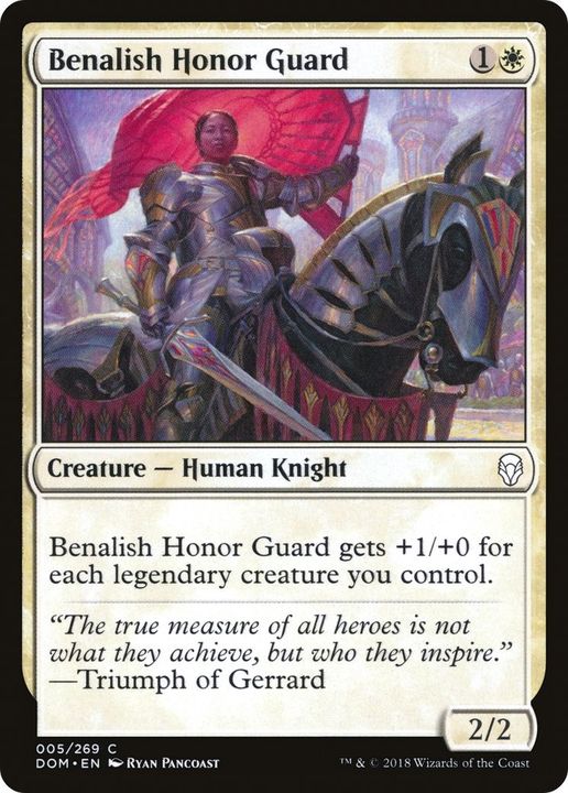 Benalish Honor Guard in the group Magic the Gathering / Types / Creatures / Human at Proxyprinters.com (42208)