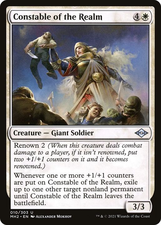 Constable of the Realm in the group Magic the Gathering / Types / Colors / White at Proxyprinters.com (42238)