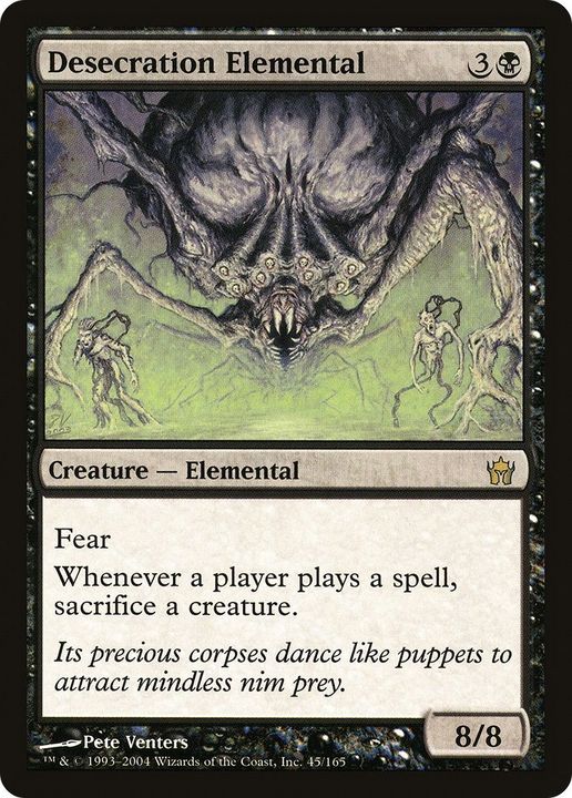 Desecration Elemental in the group Magic the Gathering / Types / Colors / Black at Proxyprinters.com (42260)