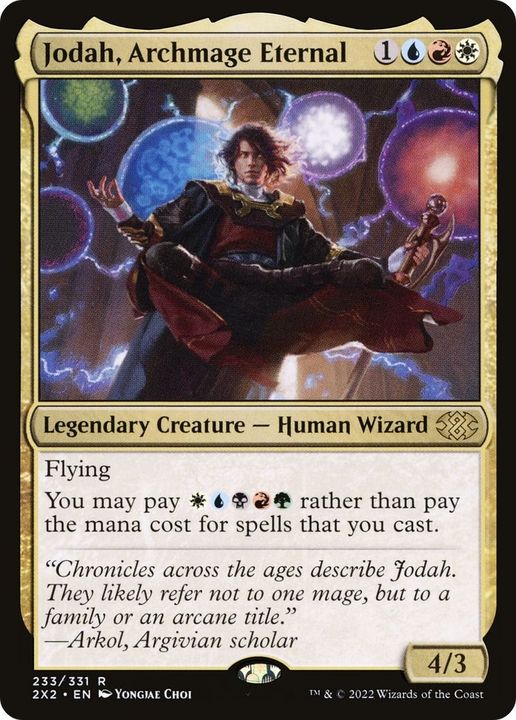 Jodah, Archmage Eternal in the group Magic the Gathering / Types / Colors / Multicolors / R, U, W at Proxyprinters.com (42263)