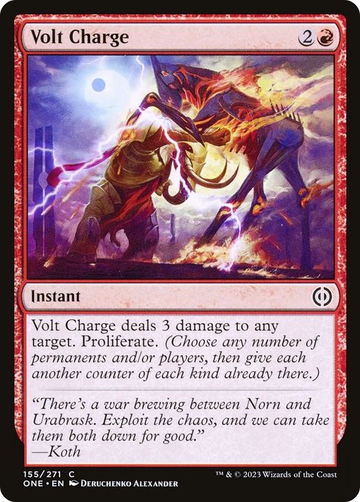 Volt Charge in the group Magic the Gathering / Types / Colors / Red at Proxyprinters.com (42291)