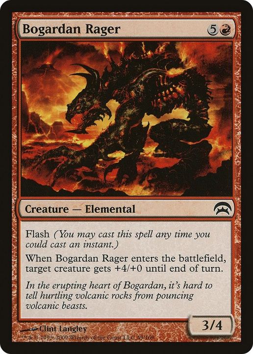 Bogardan Rager in the group Magic the Gathering / Types / Colors / Red at Proxyprinters.com (42299)