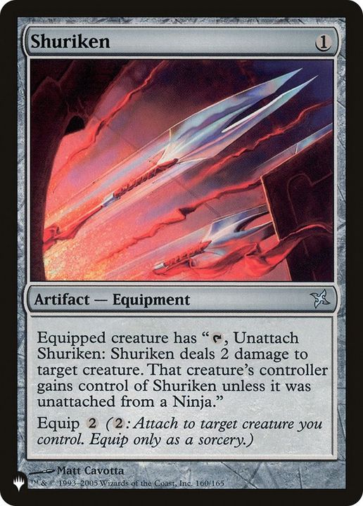 Shuriken in the group Magic the Gathering / Types / Artifacts / Artifact at Proxyprinters.com (42333)