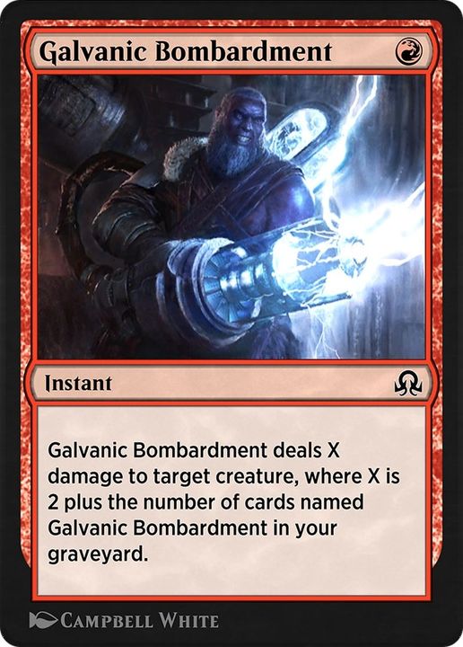 Galvanic Bombardment in the group Magic the Gathering / Types / Colors / Red at Proxyprinters.com (4235)