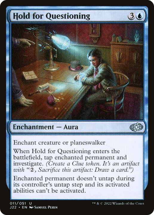 Hold for Questioning in the group Magic the Gathering / Sets / Jumpstart 2022 at Proxyprinters.com (42356)