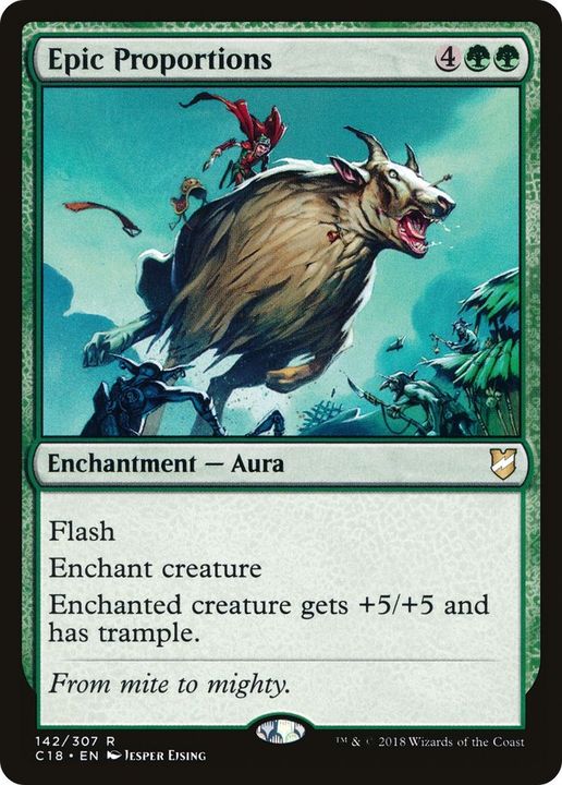 Epic Proportions in the group Magic the Gathering / Types / Colors / Green at Proxyprinters.com (42381)