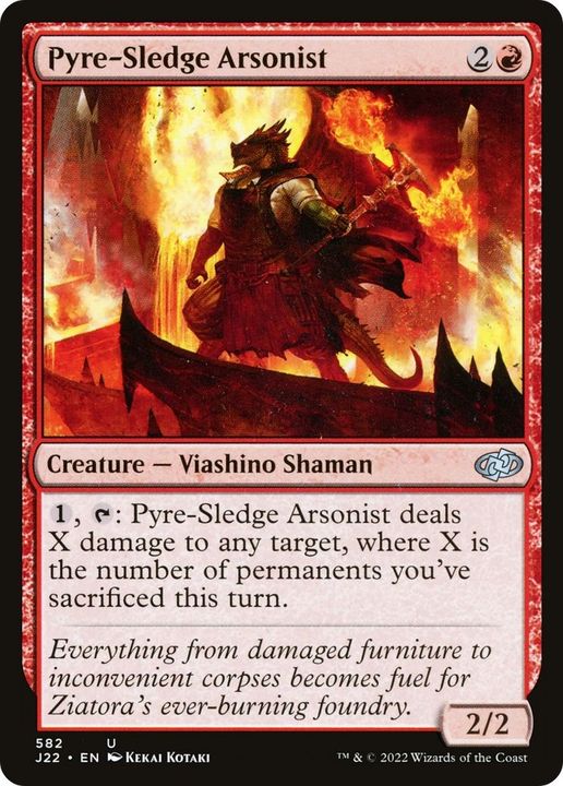 Pyre-Sledge Arsonist in the group Magic the Gathering / Types / Colors / Red at Proxyprinters.com (42384)