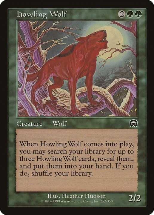 Howling Wolf in the group Magic the Gathering / Types / Colors / Green at Proxyprinters.com (42390)