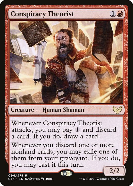 Conspiracy Theorist in the group Magic the Gathering / Types / Creatures / Human at Proxyprinters.com (42414)