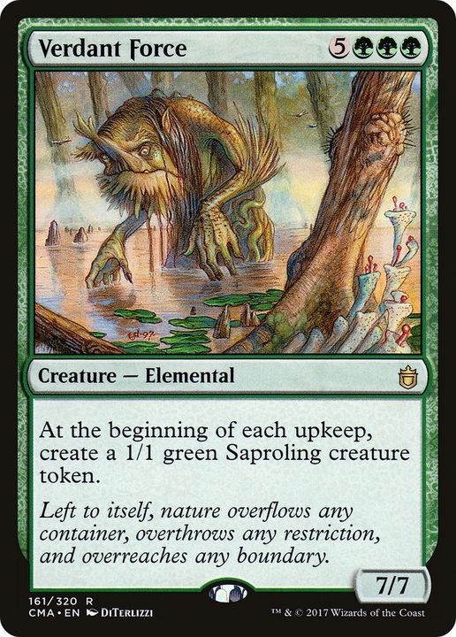 Verdant Force in the group Magic the Gathering / Types / Colors / Green at Proxyprinters.com (42427)