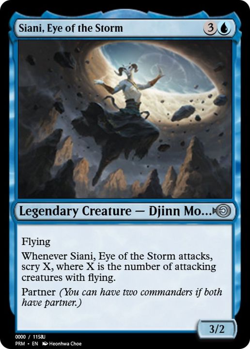 Siani, Eye of the Storm in the group Magic the Gathering / Types / Colors / Blue at Proxyprinters.com (42455)