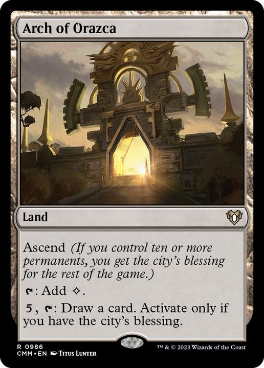 Arch of Orazca in the group Magic the Gathering / Sets / Commander Masters at Proxyprinters.com (4246)