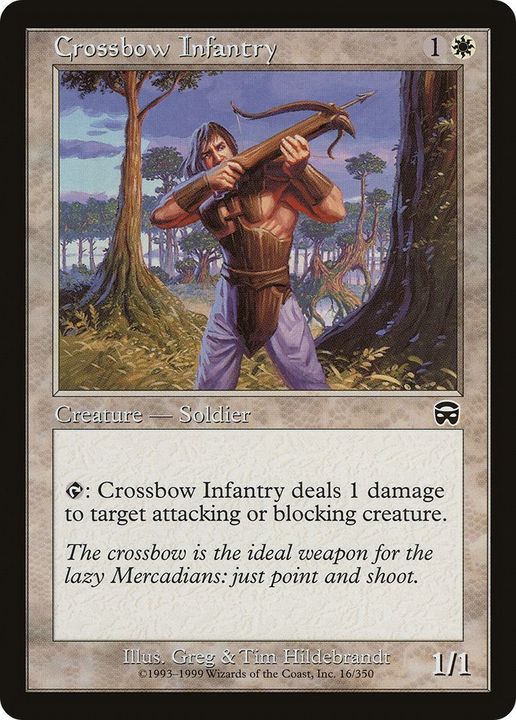 Crossbow Infantry in the group Magic the Gathering / Types / Creatures / Human at Proxyprinters.com (42462)