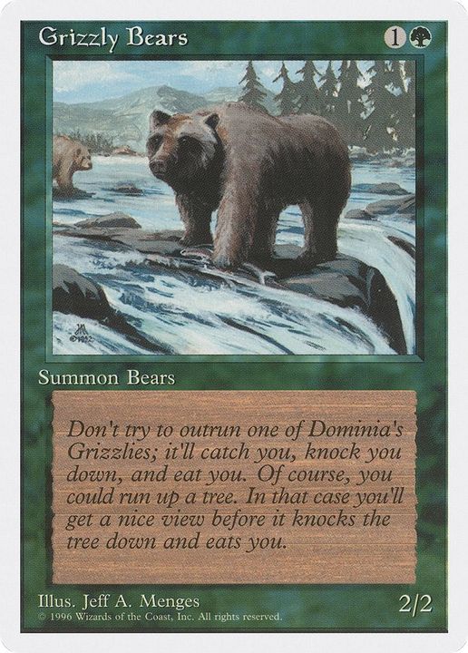 Grizzly Bears in the group Magic the Gathering / Types / Colors / Green at Proxyprinters.com (42468)